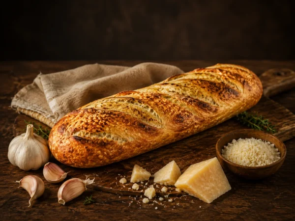 Ajo con Queso Parmesano baguette